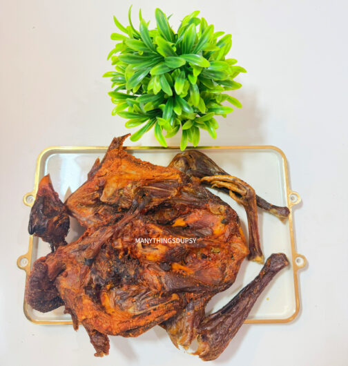 Dried big Guniea fowl (Awo/ogazi)