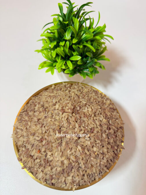 Destoned ofada rice (unpolished/brown rice)